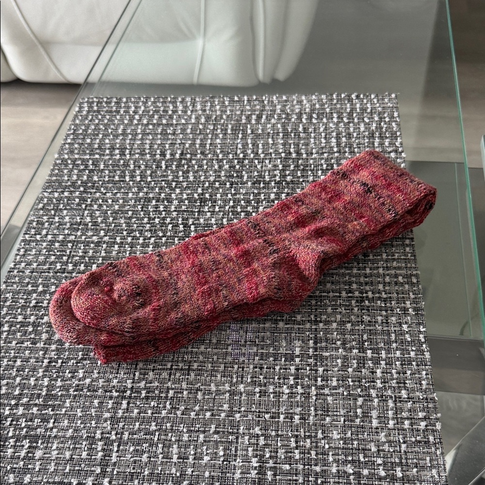 Free People Marled Rose Crew Socks